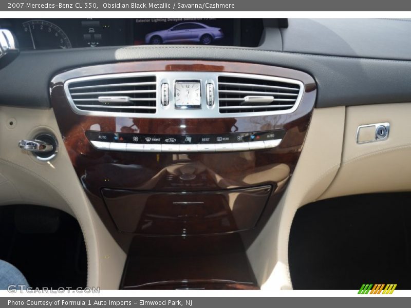 Obsidian Black Metallic / Savanna/Cashmere 2007 Mercedes-Benz CL 550