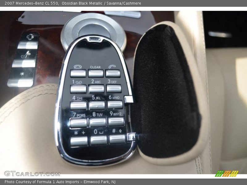 Obsidian Black Metallic / Savanna/Cashmere 2007 Mercedes-Benz CL 550