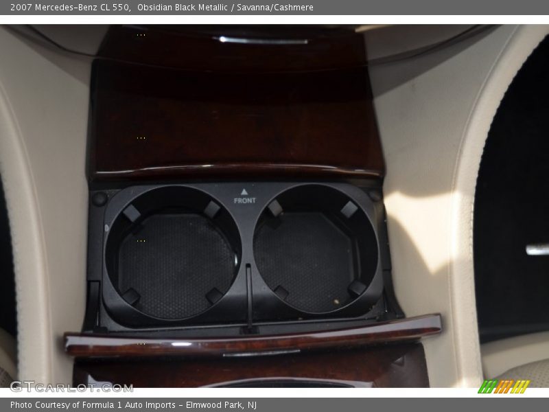 Obsidian Black Metallic / Savanna/Cashmere 2007 Mercedes-Benz CL 550
