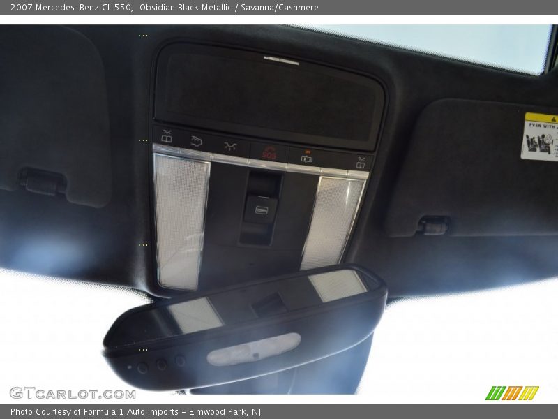 Obsidian Black Metallic / Savanna/Cashmere 2007 Mercedes-Benz CL 550