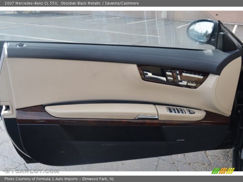 Obsidian Black Metallic / Savanna/Cashmere 2007 Mercedes-Benz CL 550