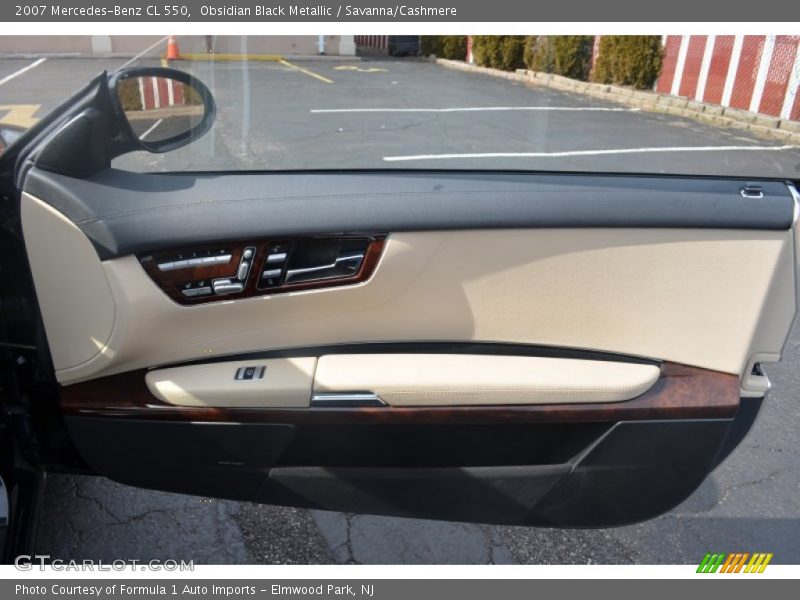 Obsidian Black Metallic / Savanna/Cashmere 2007 Mercedes-Benz CL 550