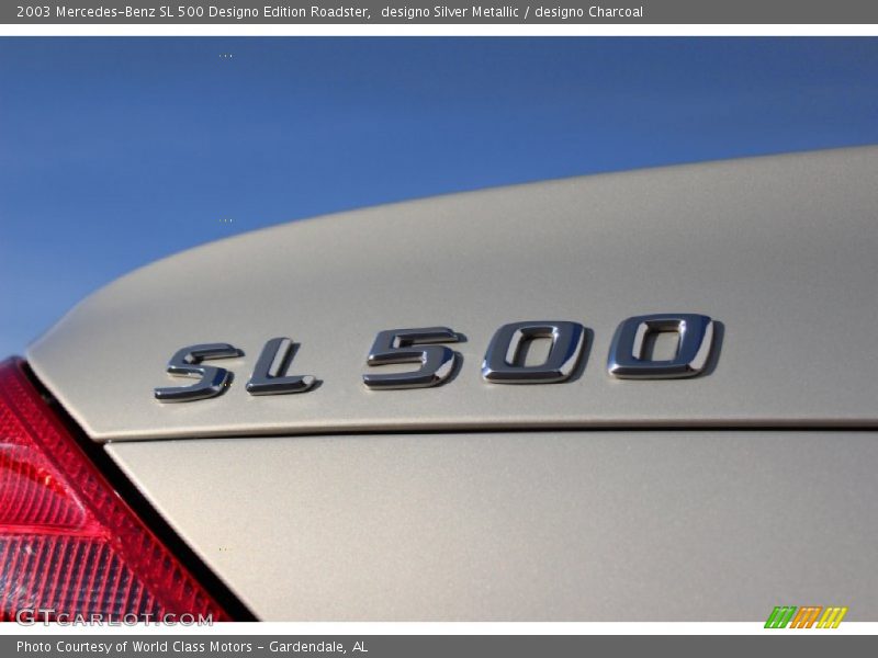 designo Silver Metallic / designo Charcoal 2003 Mercedes-Benz SL 500 Designo Edition Roadster