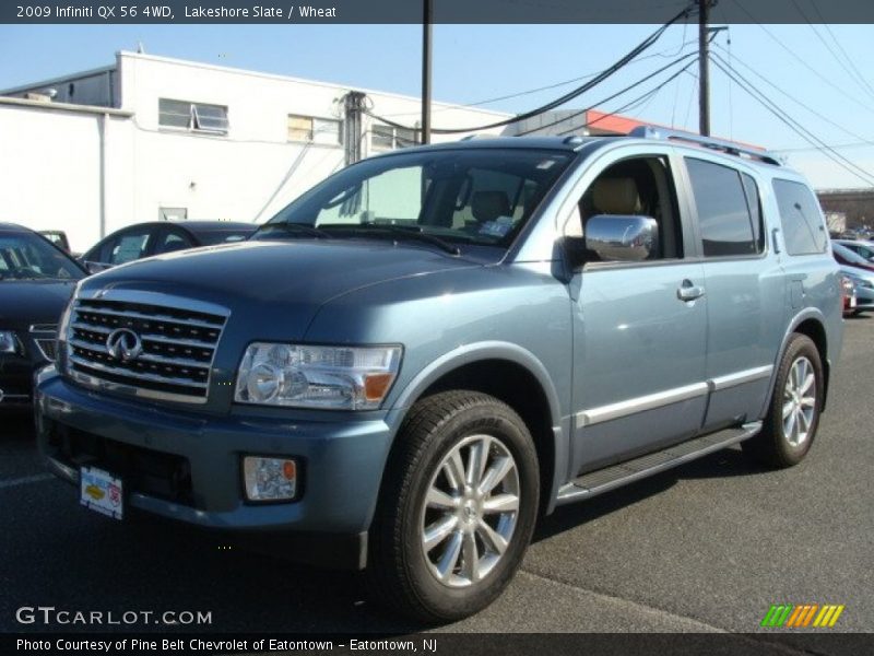 Lakeshore Slate / Wheat 2009 Infiniti QX 56 4WD