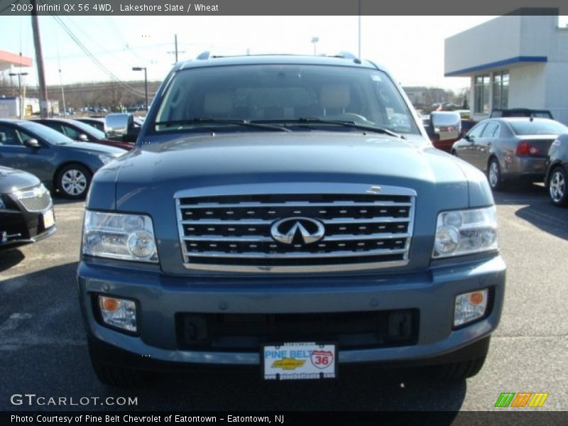Lakeshore Slate / Wheat 2009 Infiniti QX 56 4WD