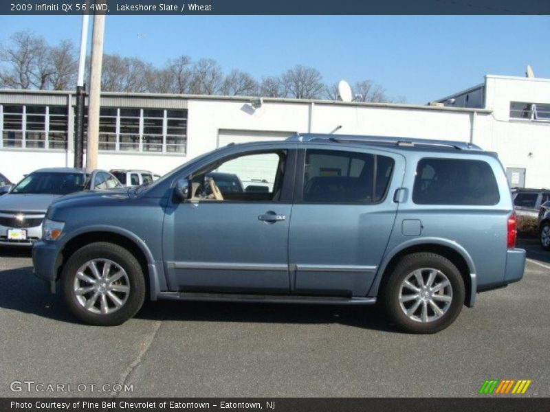 Lakeshore Slate / Wheat 2009 Infiniti QX 56 4WD