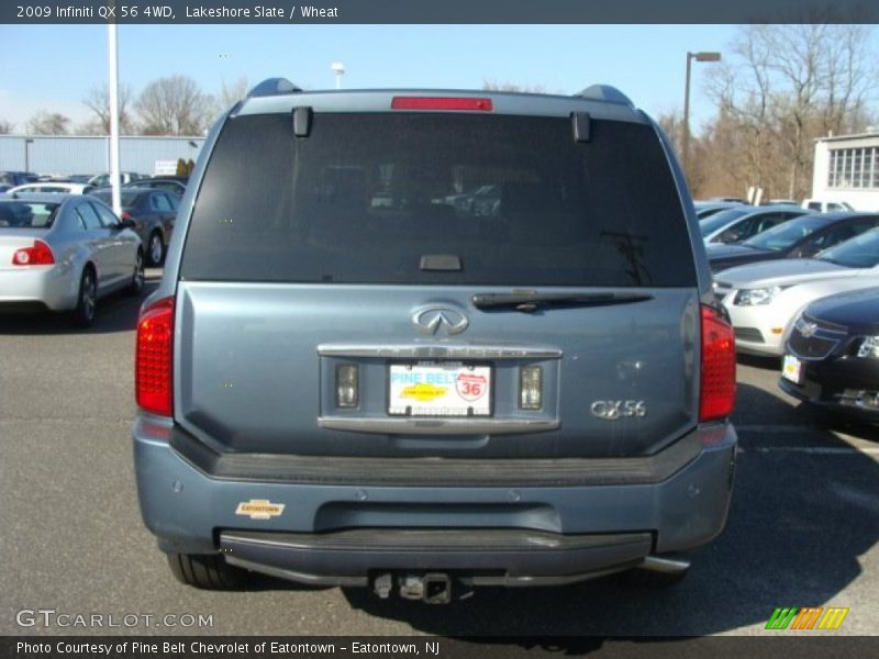 Lakeshore Slate / Wheat 2009 Infiniti QX 56 4WD
