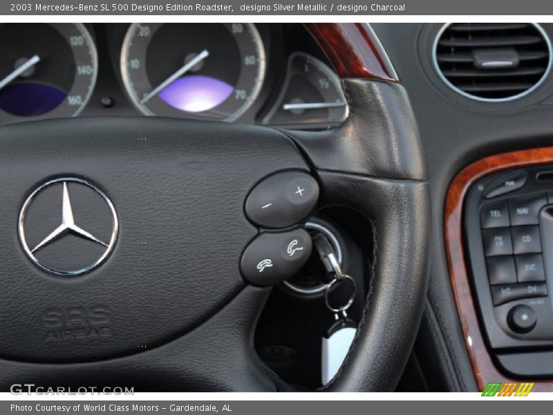 Controls of 2003 SL 500 Designo Edition Roadster