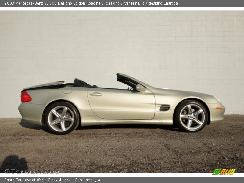 designo Silver Metallic / designo Charcoal 2003 Mercedes-Benz SL 500 Designo Edition Roadster