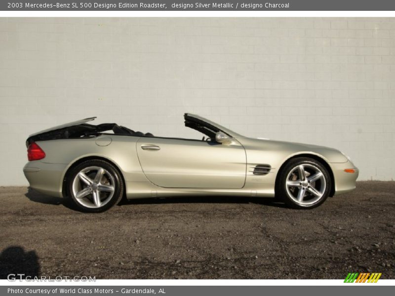 designo Silver Metallic / designo Charcoal 2003 Mercedes-Benz SL 500 Designo Edition Roadster