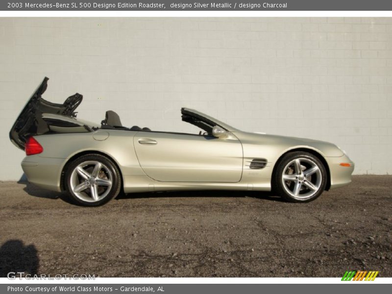 designo Silver Metallic / designo Charcoal 2003 Mercedes-Benz SL 500 Designo Edition Roadster