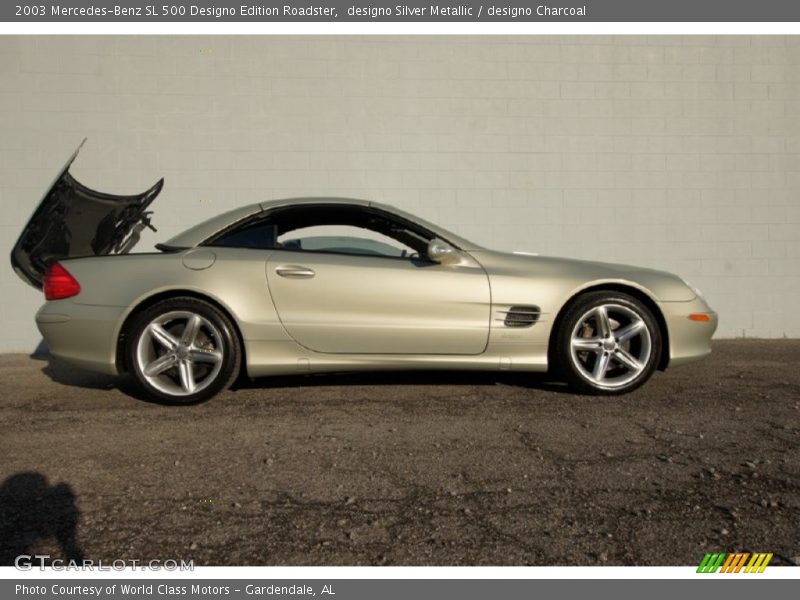 designo Silver Metallic / designo Charcoal 2003 Mercedes-Benz SL 500 Designo Edition Roadster