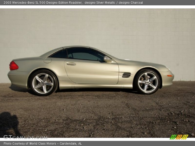 designo Silver Metallic / designo Charcoal 2003 Mercedes-Benz SL 500 Designo Edition Roadster