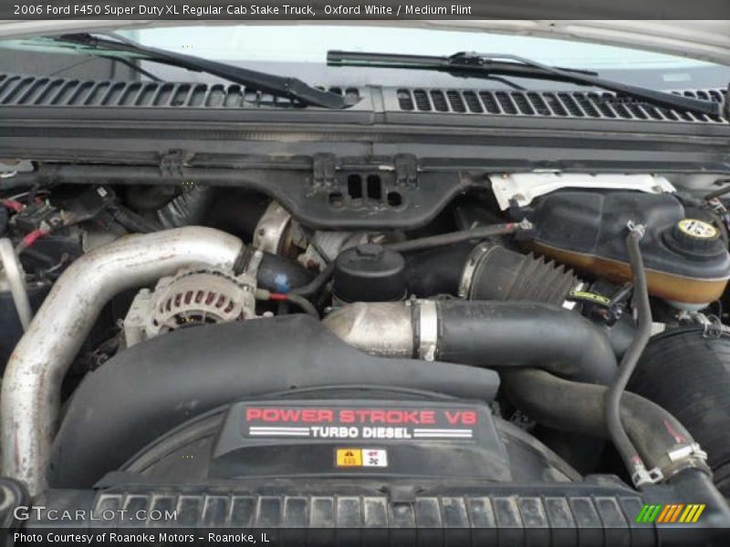 Oxford White / Medium Flint 2006 Ford F450 Super Duty XL Regular Cab Stake Truck