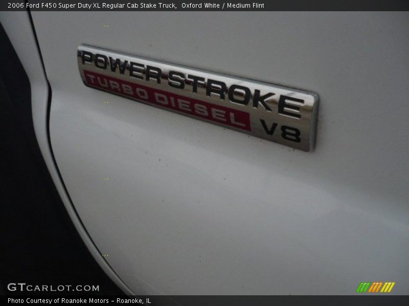 Oxford White / Medium Flint 2006 Ford F450 Super Duty XL Regular Cab Stake Truck