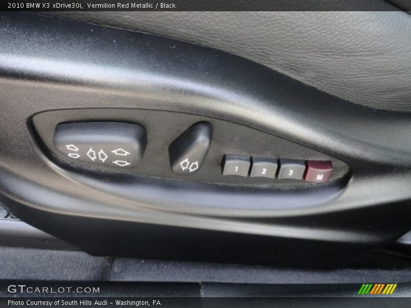 Vermilion Red Metallic / Black 2010 BMW X3 xDrive30i