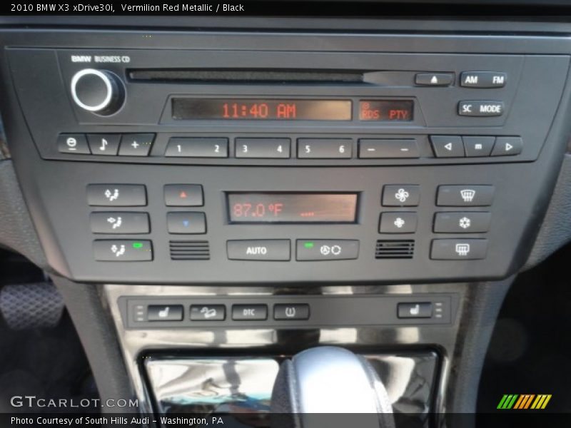 Vermilion Red Metallic / Black 2010 BMW X3 xDrive30i