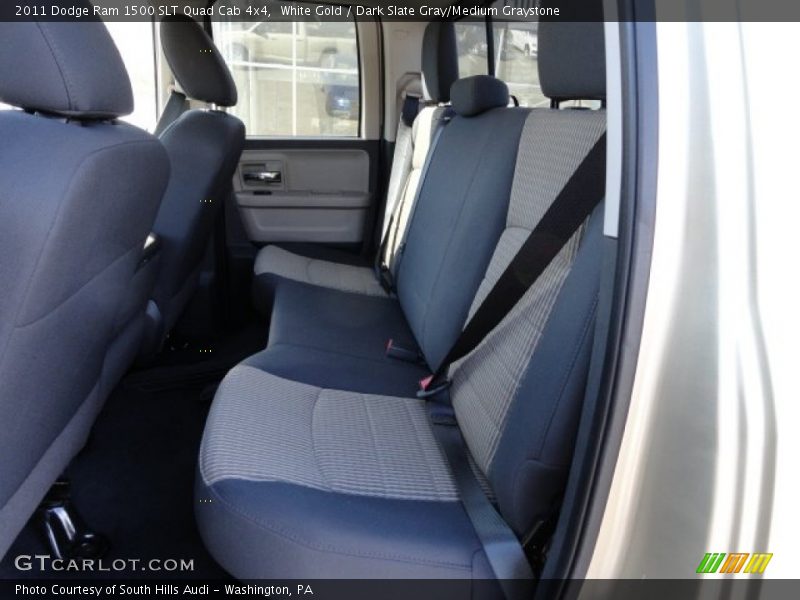 White Gold / Dark Slate Gray/Medium Graystone 2011 Dodge Ram 1500 SLT Quad Cab 4x4