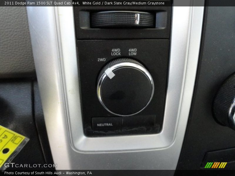 White Gold / Dark Slate Gray/Medium Graystone 2011 Dodge Ram 1500 SLT Quad Cab 4x4