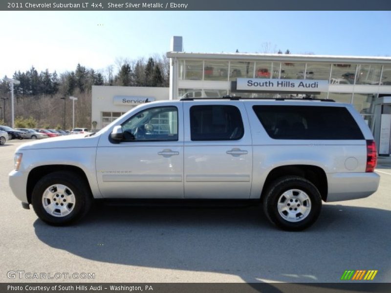 Sheer Silver Metallic / Ebony 2011 Chevrolet Suburban LT 4x4