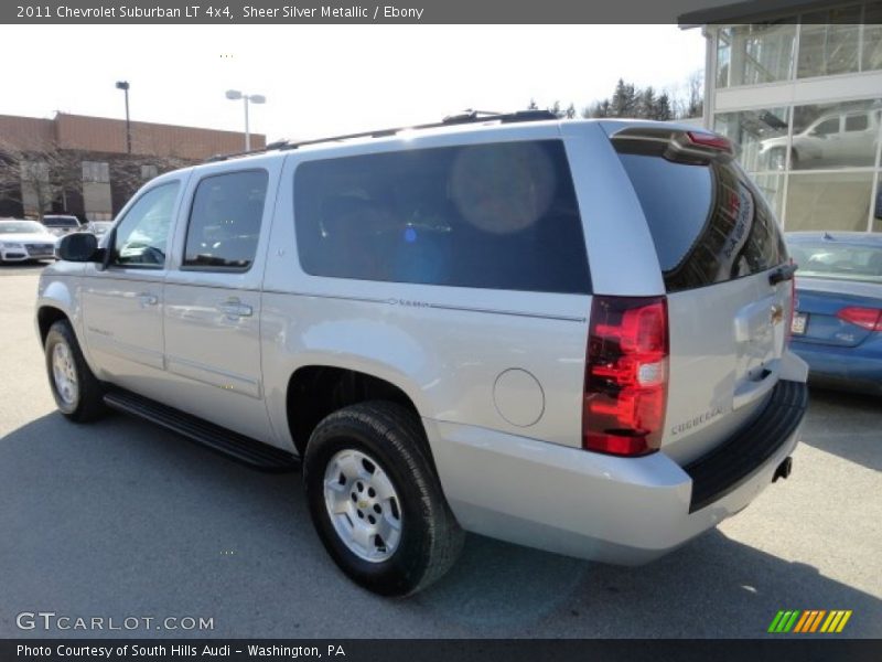 Sheer Silver Metallic / Ebony 2011 Chevrolet Suburban LT 4x4