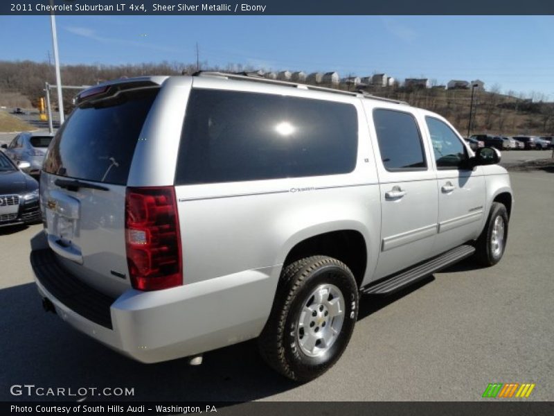 Sheer Silver Metallic / Ebony 2011 Chevrolet Suburban LT 4x4