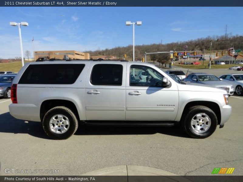 Sheer Silver Metallic / Ebony 2011 Chevrolet Suburban LT 4x4