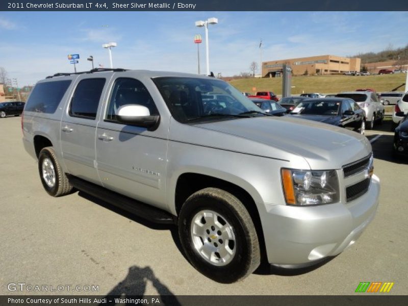 Sheer Silver Metallic / Ebony 2011 Chevrolet Suburban LT 4x4