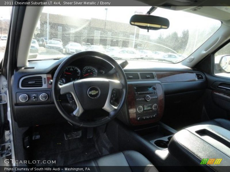 Sheer Silver Metallic / Ebony 2011 Chevrolet Suburban LT 4x4