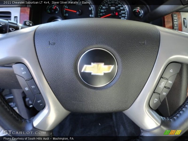 Sheer Silver Metallic / Ebony 2011 Chevrolet Suburban LT 4x4