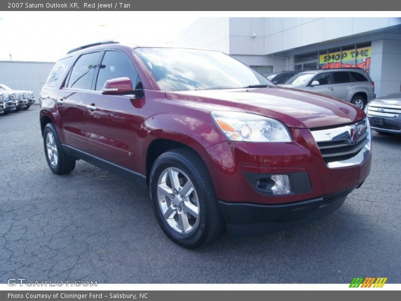 Red Jewel / Tan 2007 Saturn Outlook XR