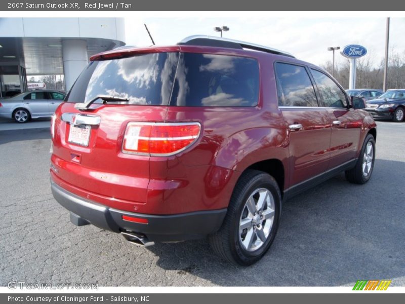 Red Jewel / Tan 2007 Saturn Outlook XR