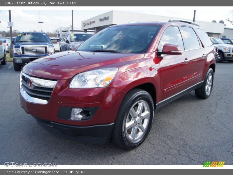 Red Jewel / Tan 2007 Saturn Outlook XR