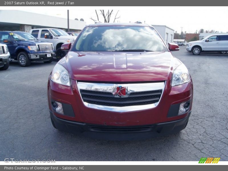 Red Jewel / Tan 2007 Saturn Outlook XR
