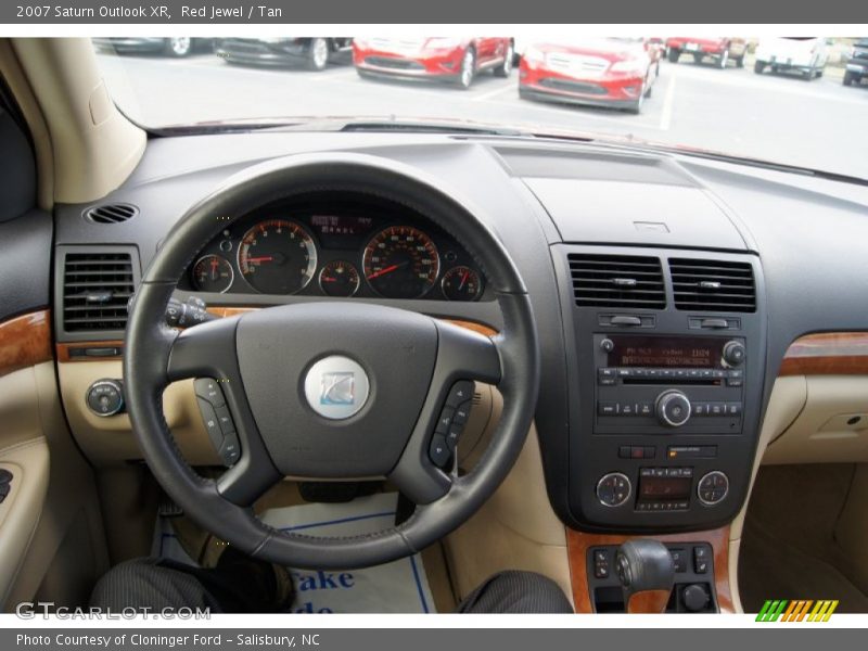 Red Jewel / Tan 2007 Saturn Outlook XR