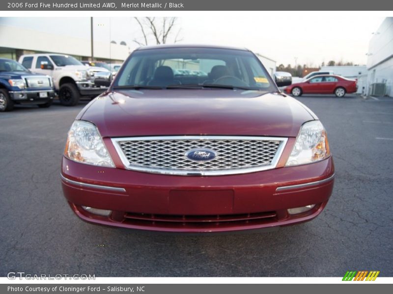 Merlot Metallic / Black 2006 Ford Five Hundred Limited AWD