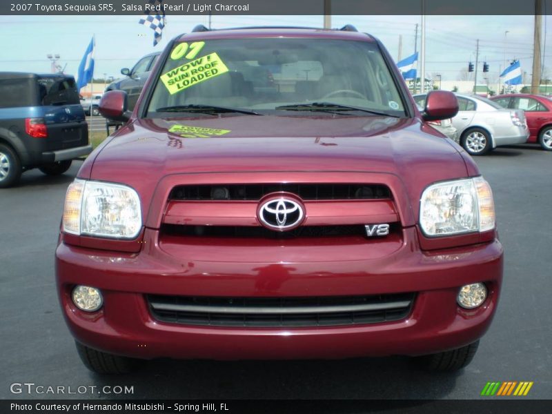 Salsa Red Pearl / Light Charcoal 2007 Toyota Sequoia SR5