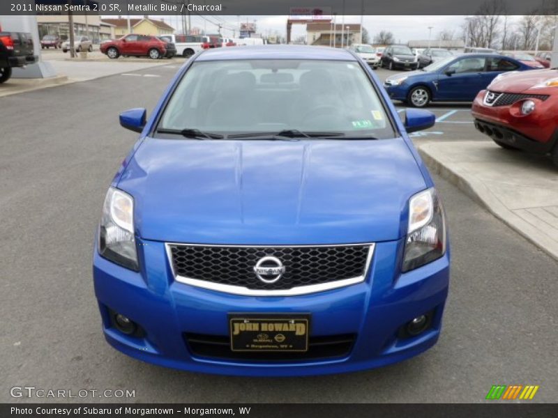 Metallic Blue / Charcoal 2011 Nissan Sentra 2.0 SR