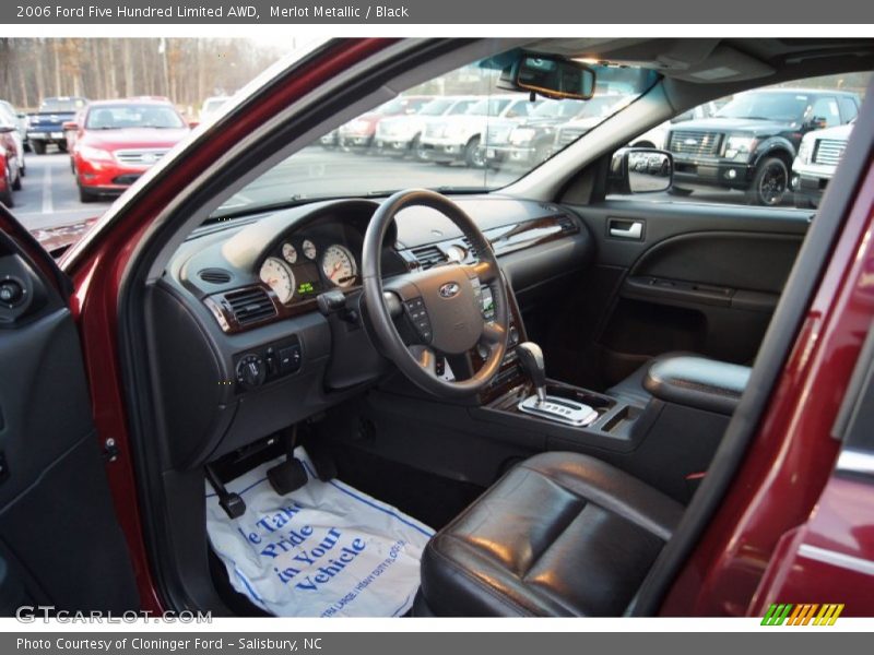 Merlot Metallic / Black 2006 Ford Five Hundred Limited AWD