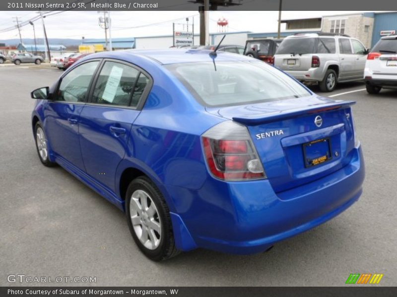 Metallic Blue / Charcoal 2011 Nissan Sentra 2.0 SR