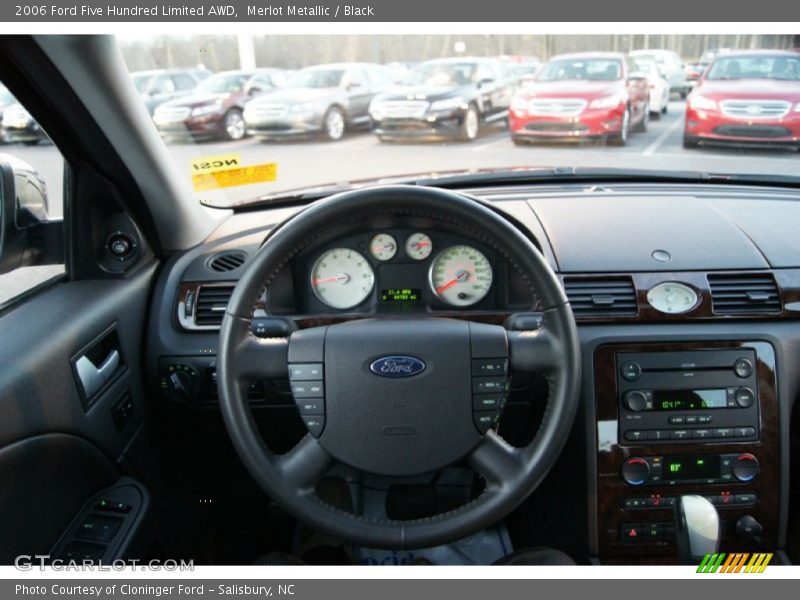 Merlot Metallic / Black 2006 Ford Five Hundred Limited AWD