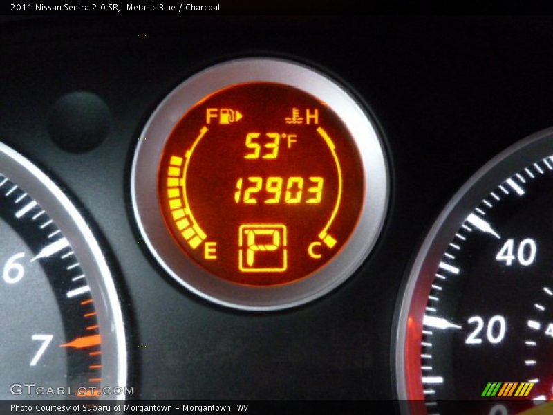 Metallic Blue / Charcoal 2011 Nissan Sentra 2.0 SR
