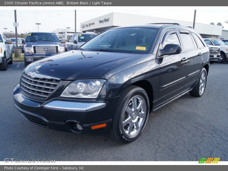 Brilliant Black / Light Taupe 2006 Chrysler Pacifica Limited AWD