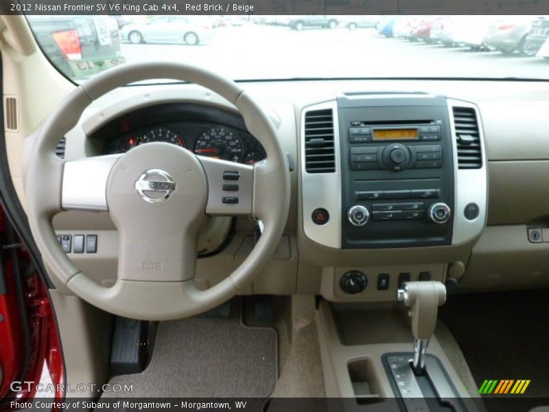 Red Brick / Beige 2012 Nissan Frontier SV V6 King Cab 4x4