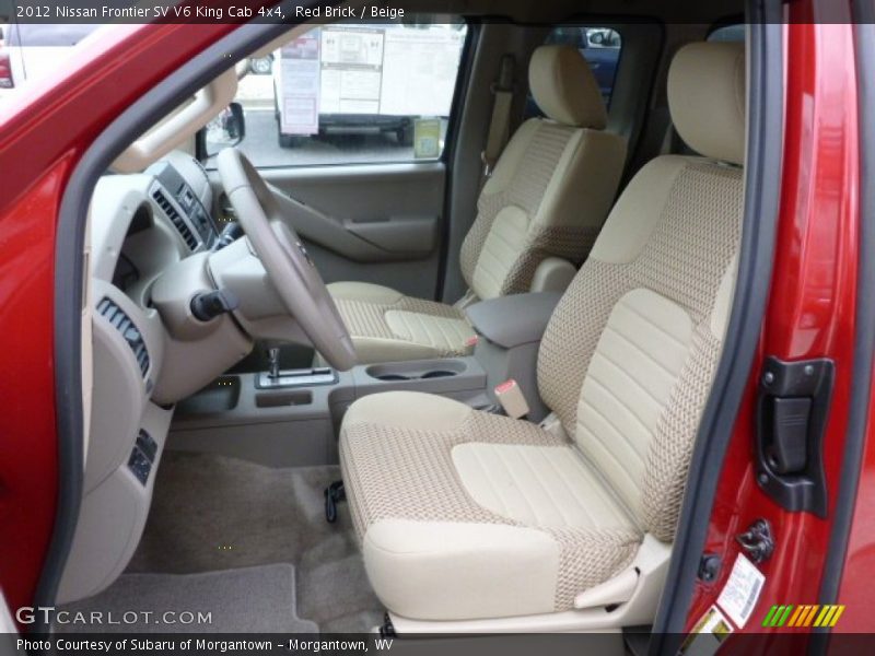 Red Brick / Beige 2012 Nissan Frontier SV V6 King Cab 4x4