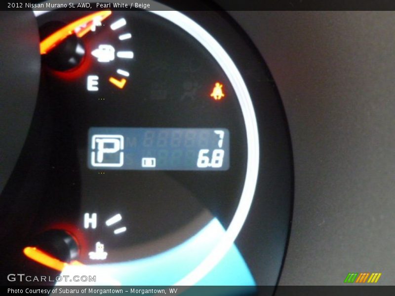 Pearl White / Beige 2012 Nissan Murano SL AWD