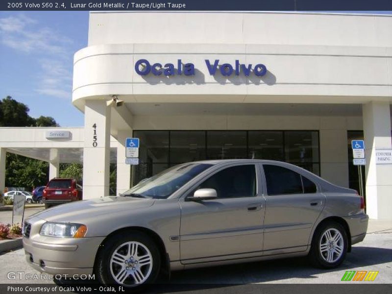Lunar Gold Metallic / Taupe/Light Taupe 2005 Volvo S60 2.4