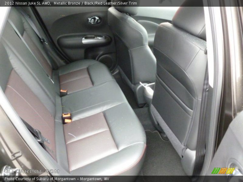 Metallic Bronze / Black/Red Leather/Silver Trim 2012 Nissan Juke SL AWD