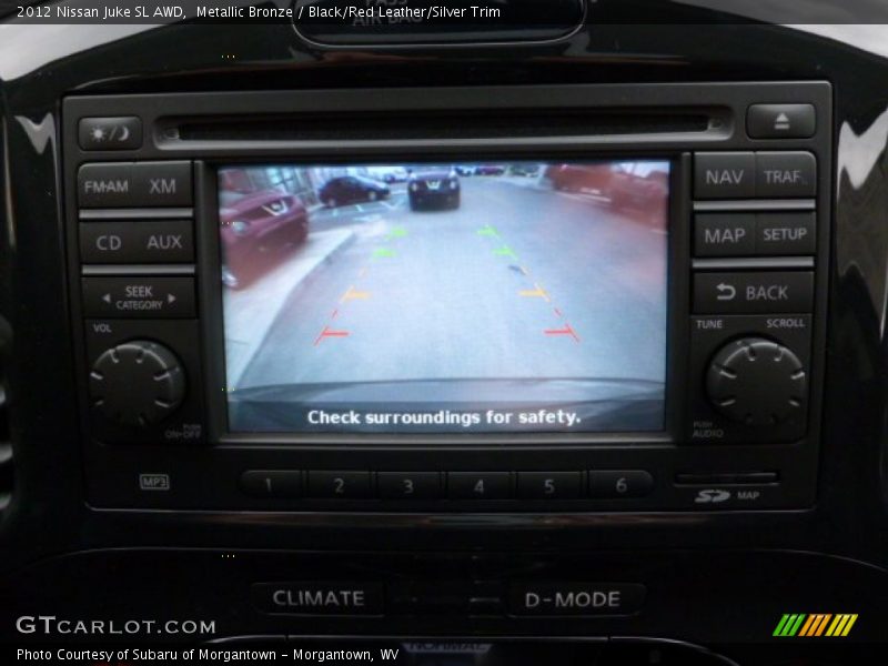 Metallic Bronze / Black/Red Leather/Silver Trim 2012 Nissan Juke SL AWD