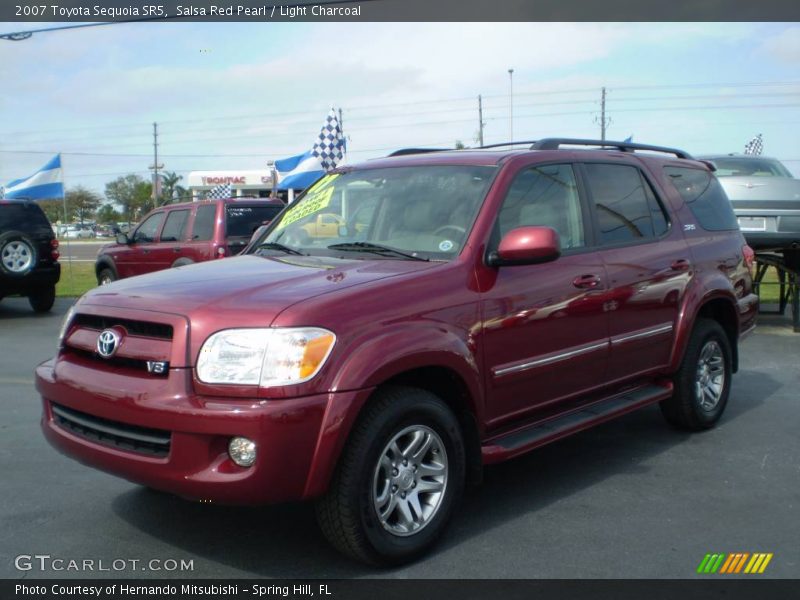 Salsa Red Pearl / Light Charcoal 2007 Toyota Sequoia SR5
